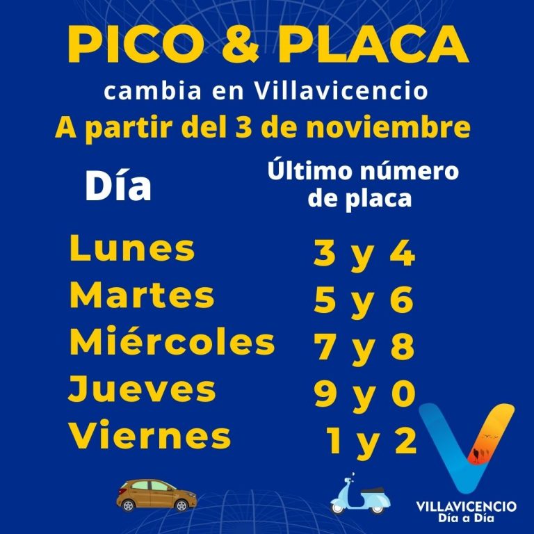 Se Reduce El Horario Del Pico Y Placa En Villavicencio 3986